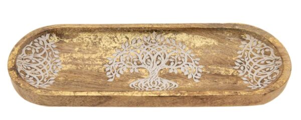 Baum des Lebens  - Räucherstäbchenhalter mit Goldverzierung